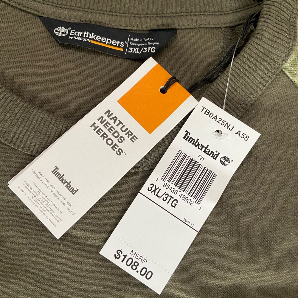 TIMBERLAND EARTHKEEPERS MEN’S SHIRT / SIZE 3XL/3TG - Picture 5 of 5